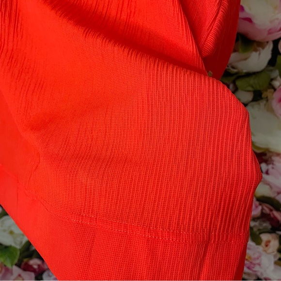 Gibson Latimer Coral Crepe Wide Sleeve Top Size M - Picture 4 of 8